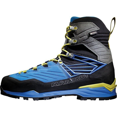 Pre-owned Mammut Men's Kento Pro High Gtx Mountaineering Gentian Titanium Boots Sz 10.5 Us In Gray