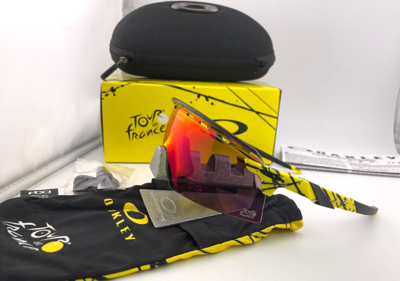 Pre-owned Oakley Encoder Strike Tour France Tdf Splatter Prizm Road Sunglasses Oo9235-07