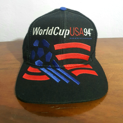 Pre-owned Adidas X Fifa World Cup Usa 1994 Vintage Adidas Hat In Black
