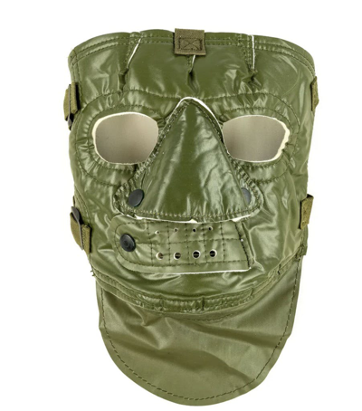 Pre-owned Military X Vintage Military Face Covering In Army Green