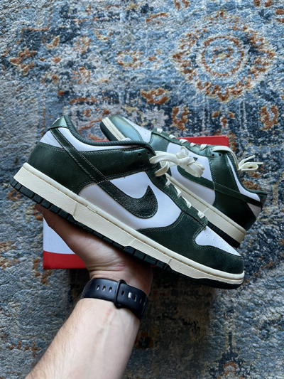 Pre-owned Nike Dunk Low Vintage Green Shoes