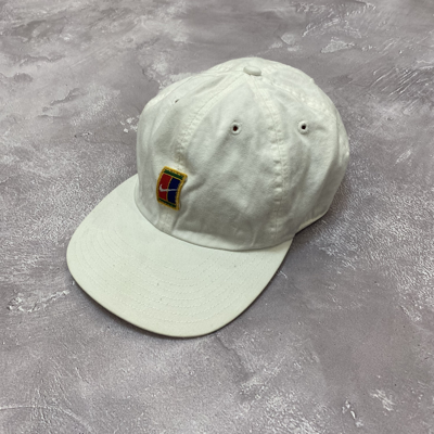 Pre-owned Nike X Vintage Nike Court Cap In White