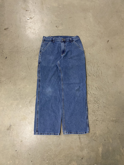 Pre-owned Carhartt X Vintage Carhartt Carpenter Denim Jeans In Blue