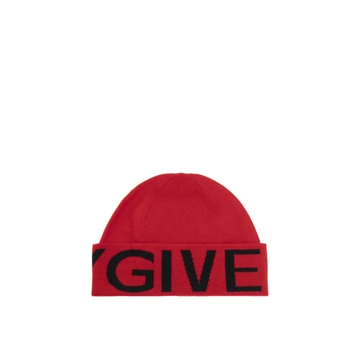 GIVENCHY GIVENCHY WOOL LOGO HAT