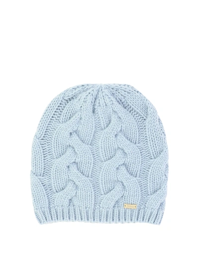 Herno Comfy Infinity Beanie In Blue