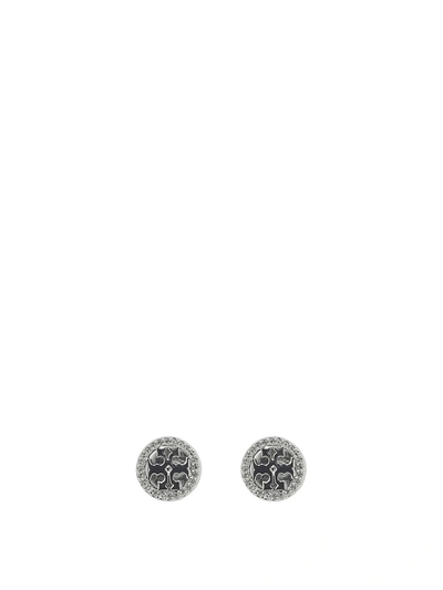 Tory Burch "miller" Earrings In Silver