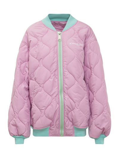 Khrisjoy Quilted Zip In Pink