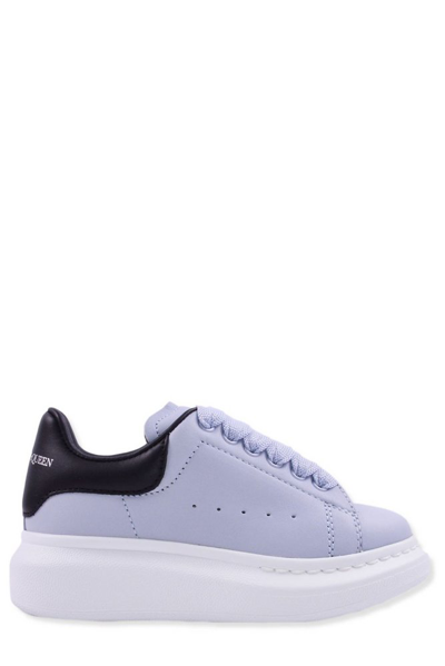 Alexander Mcqueen Kids Oversized Sneakers In Blue