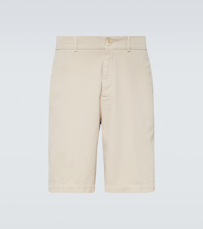 Brunello Cucinelli Cotton Bermuda Shorts In Brown