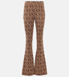 DIANE VON FURSTENBERG GREG PRINTED FLARED PANTS