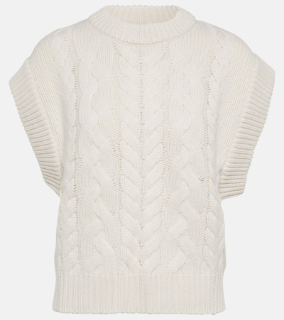 Lisa Yang Hayley Cashmere Vest In White