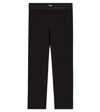 Dolce & Gabbana Logo Cotton Jersey Leggings In Black