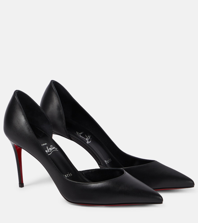 Christian Louboutin Iriza 85 Satin Pumps In Black