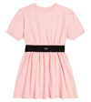 Dolce & Gabbana Teen Girls Pink Cotton Jersey Dress