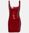 STAUD ECLIPSE SEQUINED MINIDRESS