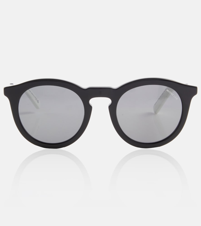 Moncler Odeonn Round-frame Sunglasses In Black