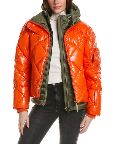 Bogner Lissi-d Quilt Jacket In Orange