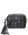 Valentino By Mario Valentino Mia Petit Signature Leather Crossbody In Blue