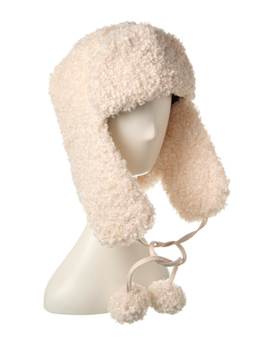 Adrienne Landau Sherpa Hat In White