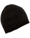 PORTOLANO PORTOLANO WHIPSTITCHED LUREX CASHMERE HAT