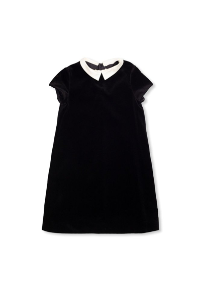 Bonpoint Kids' Short-sleeve Dress In Black