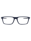 Oakley Metalink 55mm Rectangular Optical Glasses In 816403 Universe Blue
