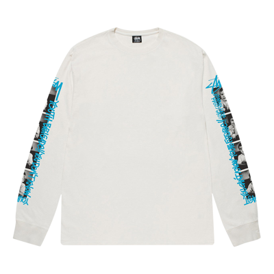 Pre-owned Stussy Youth Brigade Pigment Dyed Long-sleeve Tee 'natural' In Cream