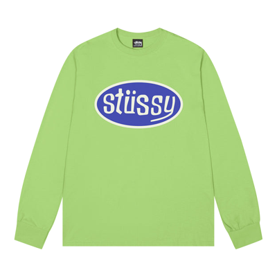 Pre-owned Stussy Pitstop Long-sleeve Tee 'tea' In Green