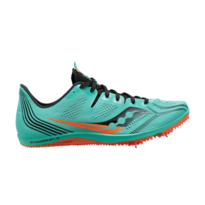 Pre-owned Saucony Wmns Endorphin 3 'cool Mint' In Blue