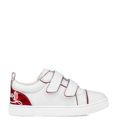 Christian Louboutin Funnyto Scratch Leather Sneakers In Multi