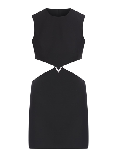 Valentino Garavani Day Evening Dress In Black