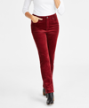 STYLE & CO WOMEN'S HIGH-RISE STRAIGHT-LEG CORDUROY PANTS, CREATED FOR MACY'S