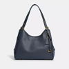 Coach Lori Shoulder Bag In Brass/denim