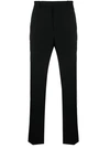 SAINT LAURENT STRAIGHT TROUSERS WITH MARKED PLEATS