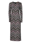 MISSONI MULTICOLOR DRESS WITH SEQUINS