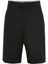 Alexander Mcqueen Tailored Bermuda Shorts In Black