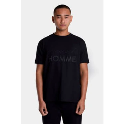 Android Homme Embroidered T-shirt Black