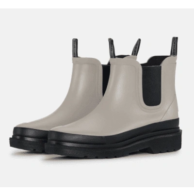 Boho Beach Fest Ilse Jacobsen Short Rubber Boots In Atmosphere In Gray