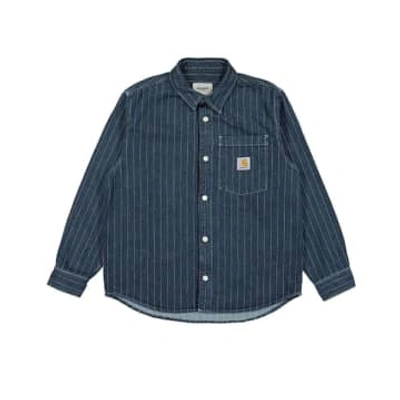 Carhartt Shirt For Men I033009 Orlean Stripe In Blue