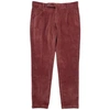 FRESH CORDUROY PLEATED CHINO PANTS IN COPPER