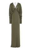 ATLEIN DRAPED JERSEY GOWN
