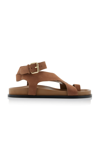 A.emery 20mm Jalen Suede Sandals In Tan