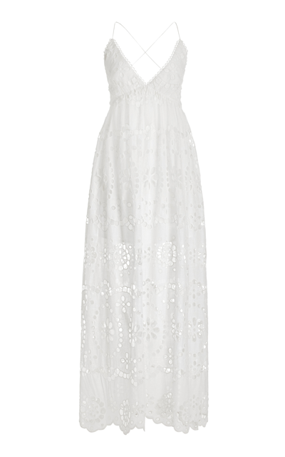Zimmermann Lexi Maxi Dress In White