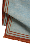 WARD + GRAY TERRACOTTA BY THE SEA WOOL AREA RUG; 8' X 10'
