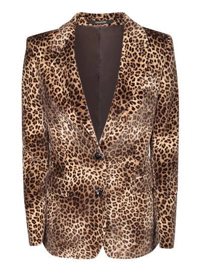 TAGLIATORE ANIMALIER PRINT JACKET