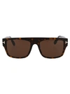 Tom Ford Tortoiseshell-effect Square-frame Sunglasses In Brown