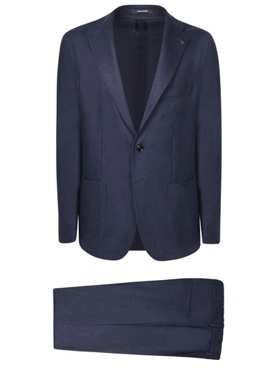 Tagliatore Single-breasted Jacket Blue Suit