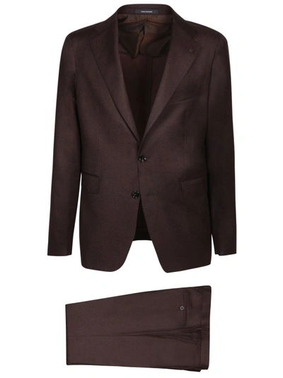 Tagliatore Suits In Brown