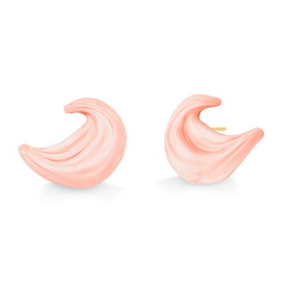 M. Dolores Chantilly Earring Peach In Not Applicable