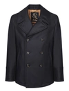 SEALUP LOGOED HORN BUTTONS PEACOAT